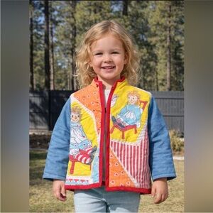 Colorful Kids Jacket with Fun Print